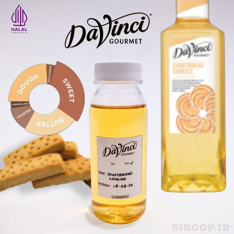 

Davinci Shortbread Cookies Syrup Flavour Repack (30ml,75ml,100ml)