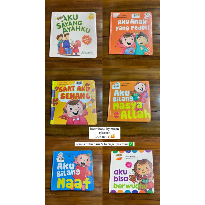 Buku Anak Boardbook Mizan