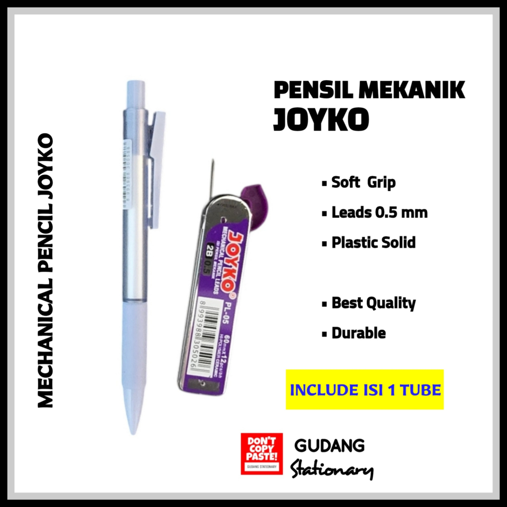 

Pensil Mekanik JOYKO + Isi 1 Tube