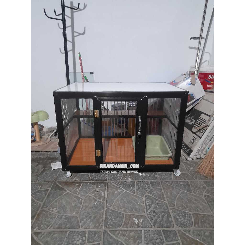 KANDANG KUCING 1 TINGKAT P90 L60 T60