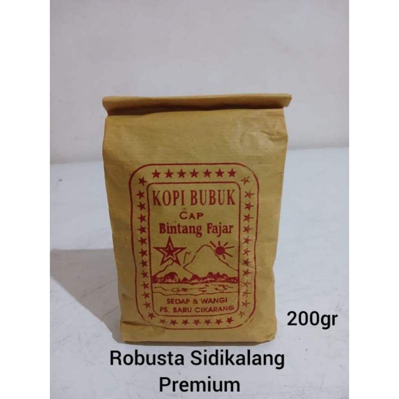 

Kopi Bubuk Robusta Sidikalang Premium Coffee -200Gram