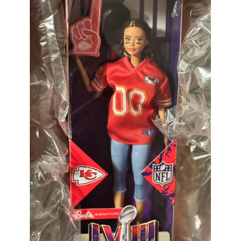 Barbie NFL Superbowl Kansas City Preloved