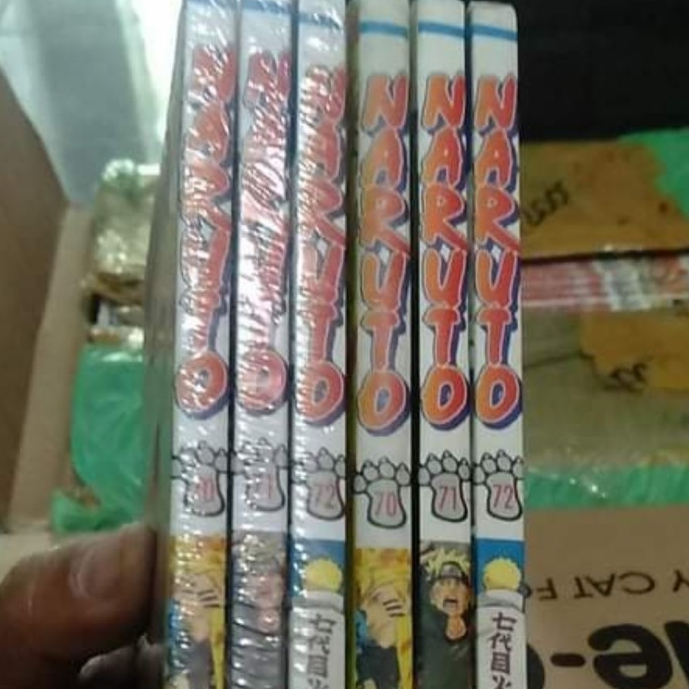 Komik Naruto vol 70-72 segel ori