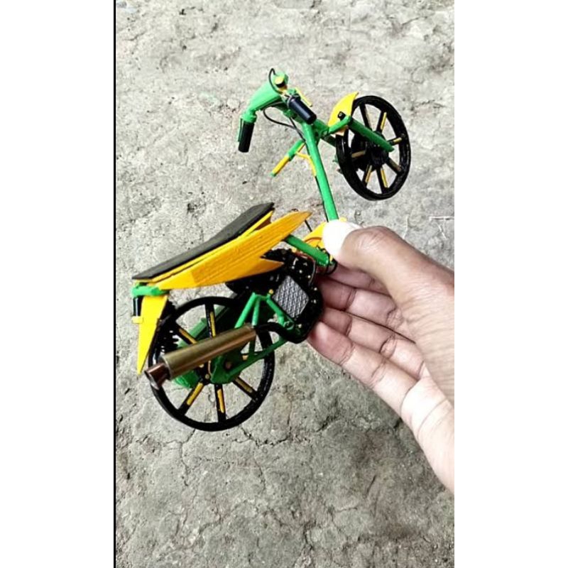 diecast miniatur motor drag honda vario 125