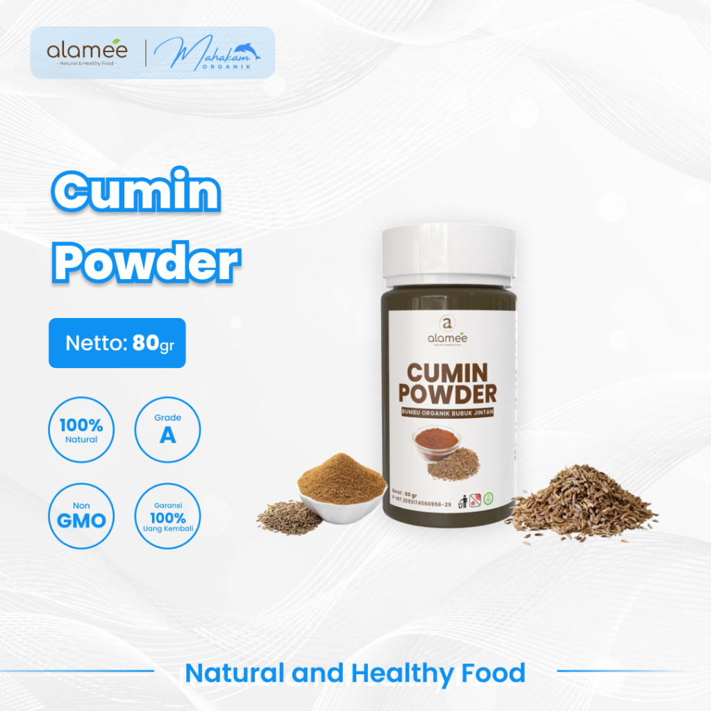 

ALAMEE Jintan bubuk Seasoning Cumin Powder Bumbu Dapur Tabur Jinten Ground Caraway Seasoning