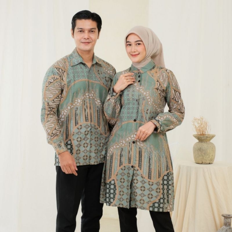 Batik setelan pria wanita termurah | Batik setelan pria wanita terbru | Batik pria wanita bisa pisah