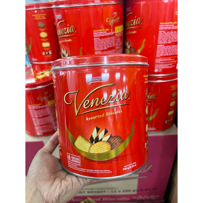 

Venezia bicuit kaleng 250gr