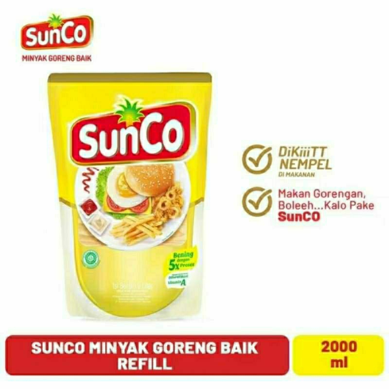 

[Sidoarjo - Jatim] Sunco 2Liter - Minyak Goreng Sunco Refill 2L