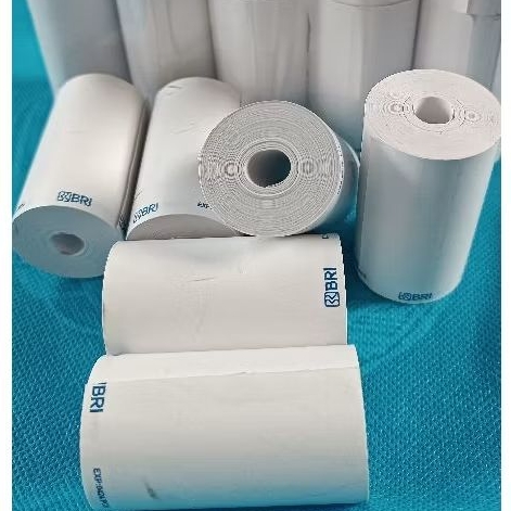 

Paket 1 Karton Isi 100 Roll kertas thermal EDC logo BRI 57x30mm