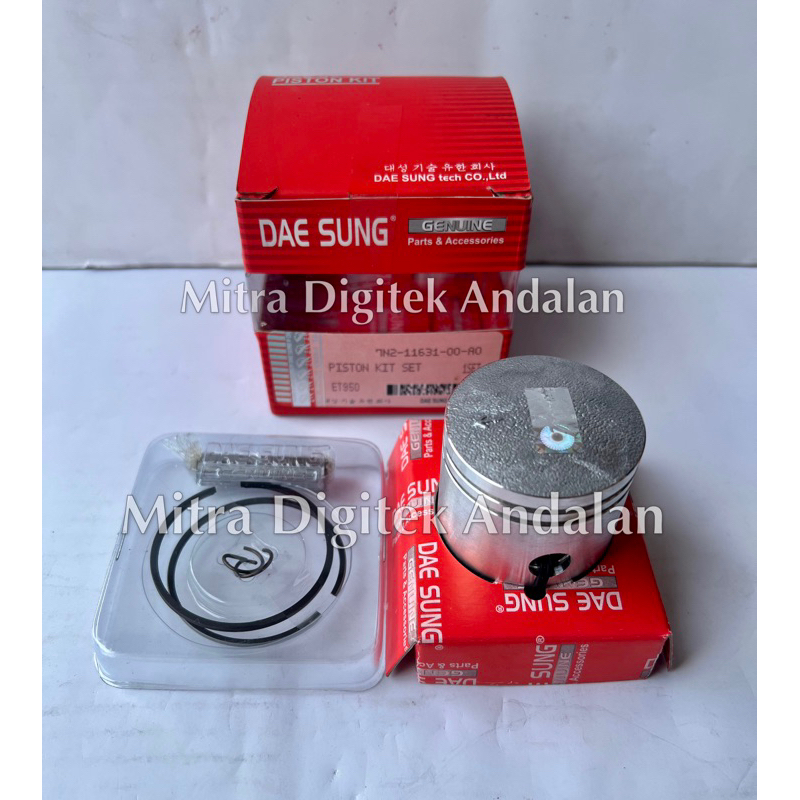 Piston Kit Set ET 950 - DAE SUNG (Termasuk Ring, Piston, Circlip, Pin Piston) [ Untuk Genset/Mesin T