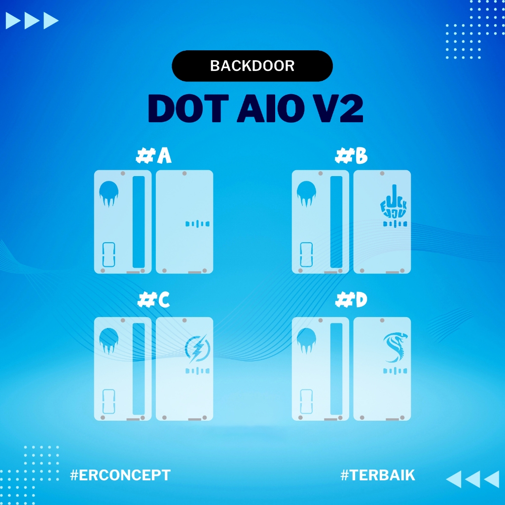 

Er Concept New Accrylic Clear DotV2 Bisa Custom & COD