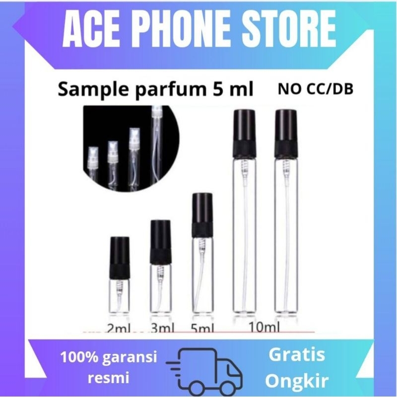 Parfum sample 5ml botol spray