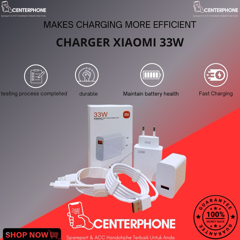 charger casan chargeran travel charger XIAOMI REDMI 33W POCOPHONE super fast charging turbo fast cha