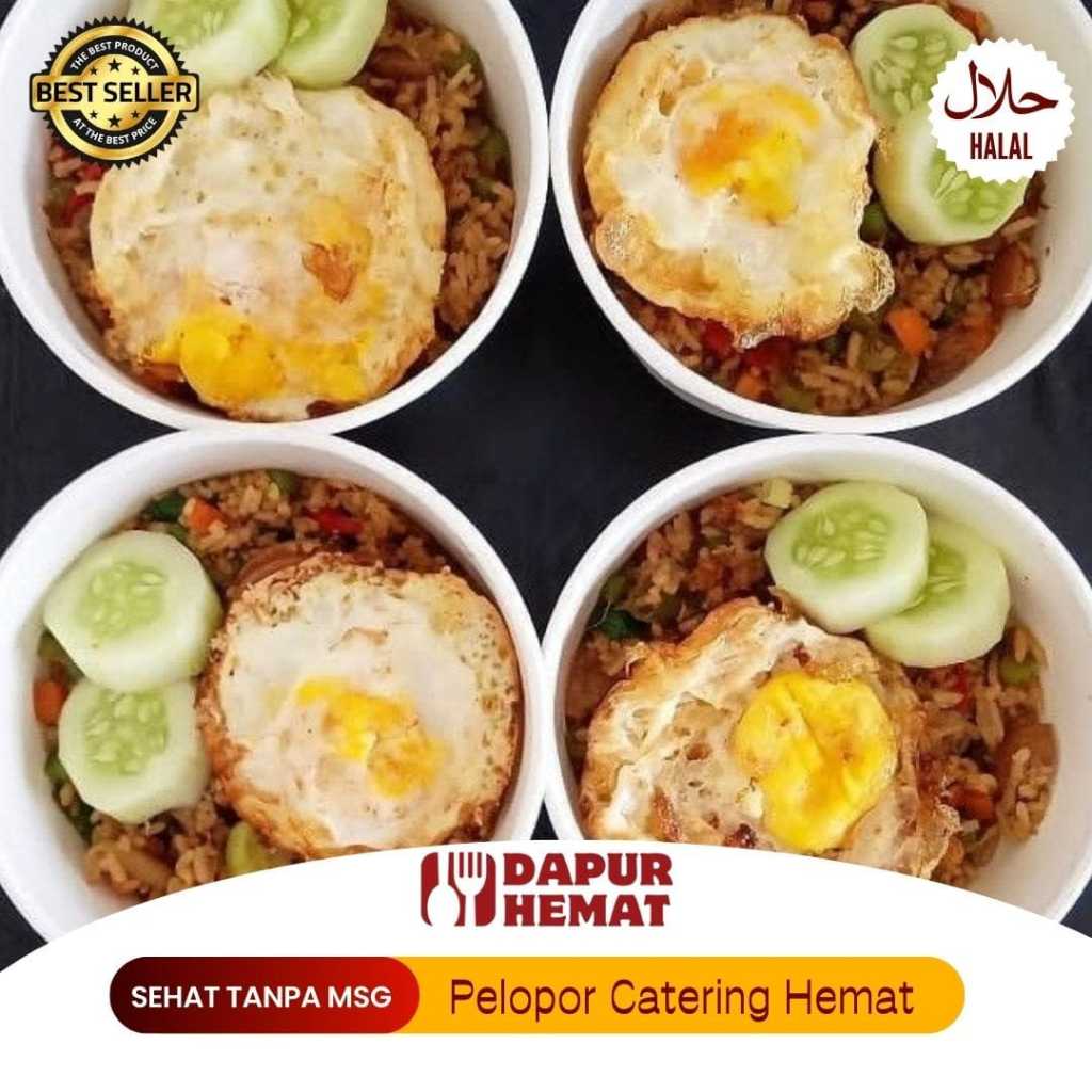 

Dapur Hemat -Paket Rice Bowl Nasi Goreng Ekonomis Enak Halal Paling Murah Makanan Siap Saji Kekinian