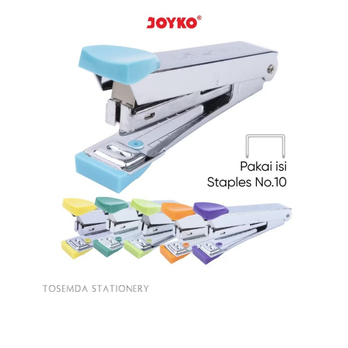 

Staples / Stepler / Jepretan Joyko HD-10 / PCS / SATUAN / BLUE / YELLOW / PURPLE / ORANGE / DARK GREEN / LIGHT GREEN - Hijau