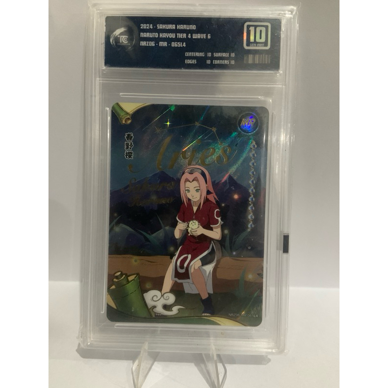 Kartu Naruto Kayou MR Sakura T4W6 Grading Slab KSC