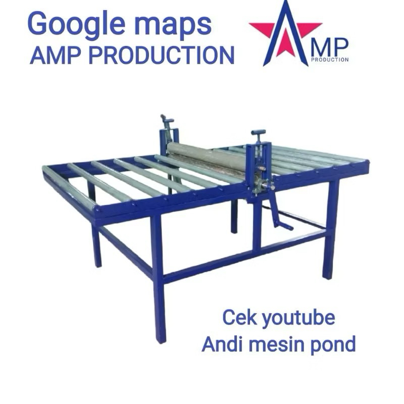

mesin pond roll manual 100x150cm