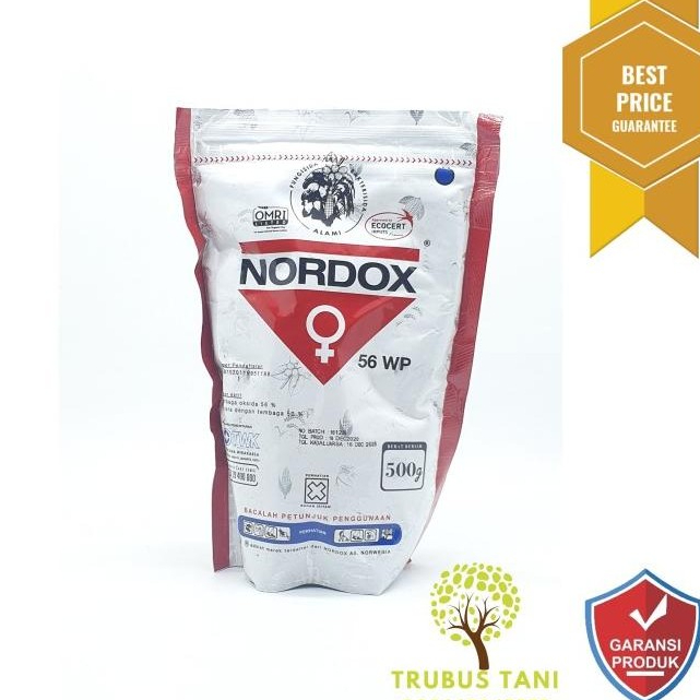 Fungisida Nordox 56 WP 500 gr - Fungisida/Bakterisida Alami