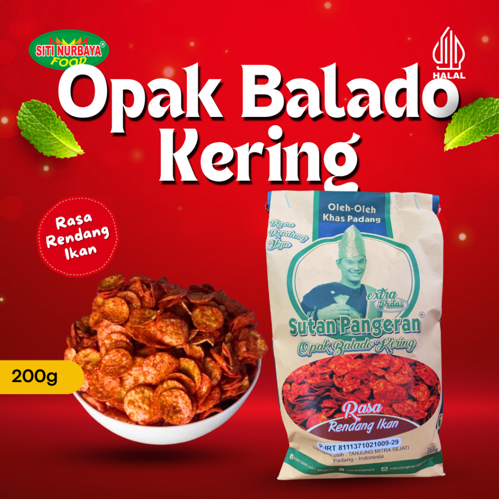 

Opak Balado Kering Sutan Pangeran