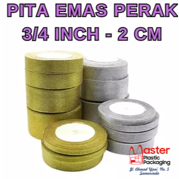 

Pita Metalik Glitter 2 cm - 1 Pcs