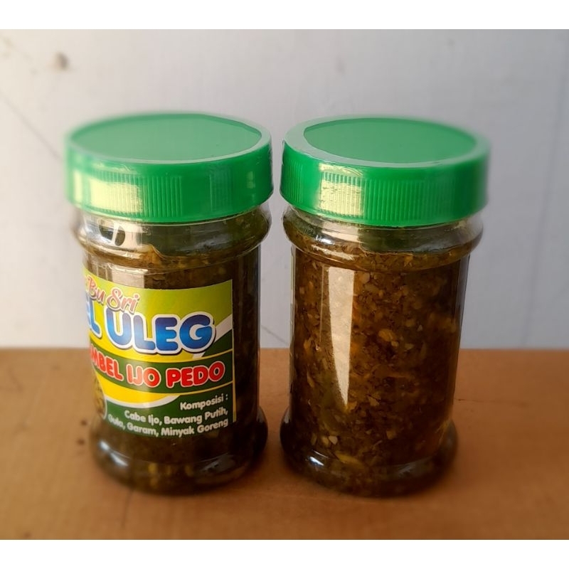 

Dapur Busri Sambal uleq ijo Pedo kemasan isi -/+ 150gr