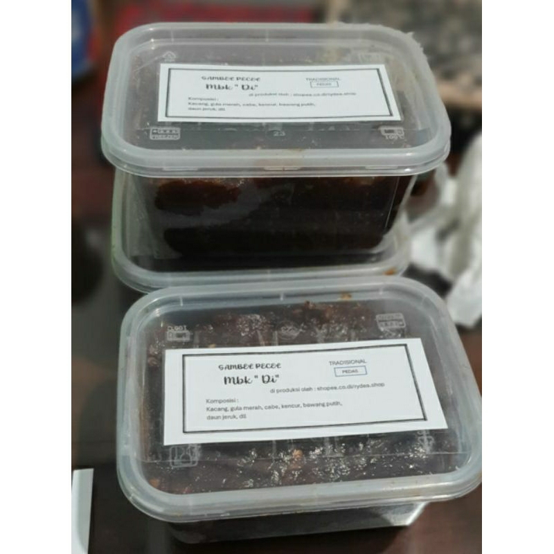 

Sambal pecel pedas 250gram khas jawa timur