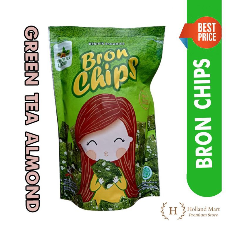 

BRONCHIPS Keripik Brownies Keripik Bronchips Greentea