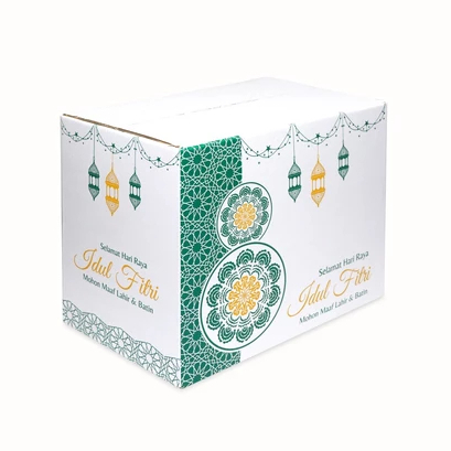 

( 3 pcs ) Kardus Jumbo Parcel Lebaran Idul Fitri Kotak Box Hampers Oleh Oleh Dus Ukuran 40x25x32cm