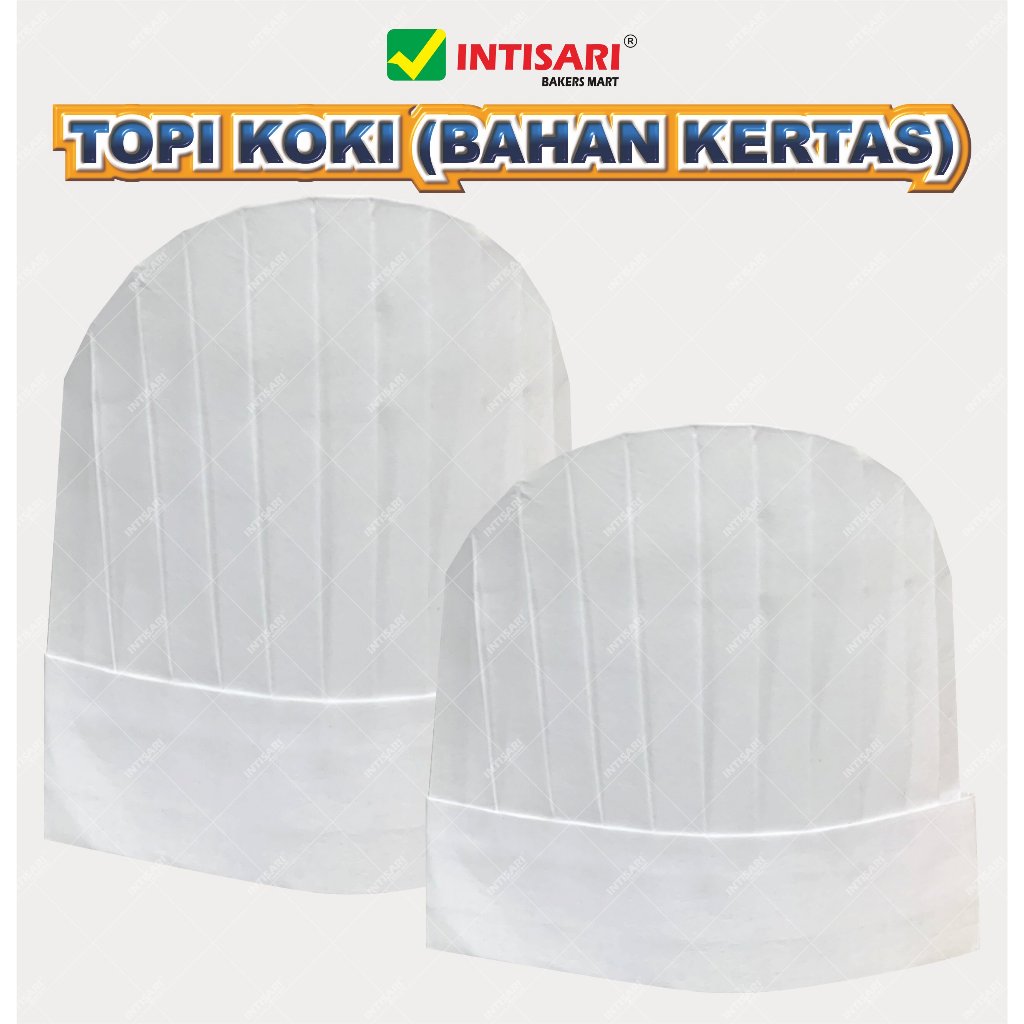 TOPI KOKI (BAHAN KERTAS) PRTPK