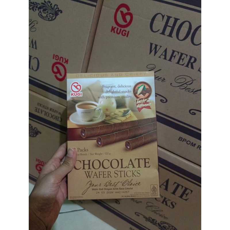 

Kugi Wafer Sticks 120gr (1Dus 24pcs)