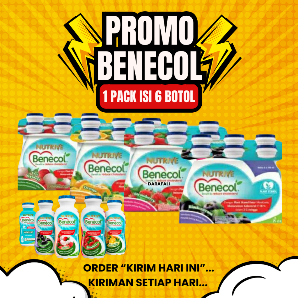 

Benecol Kolesterol Isi 6 Botol Distributor Grosir