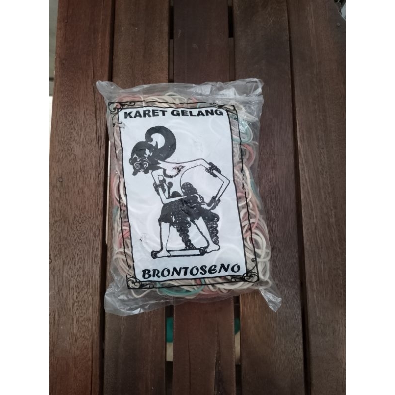 KARET GELANG MENTAH 500 GRAM KARET GELANG PUTIH cap BRONTOSENO