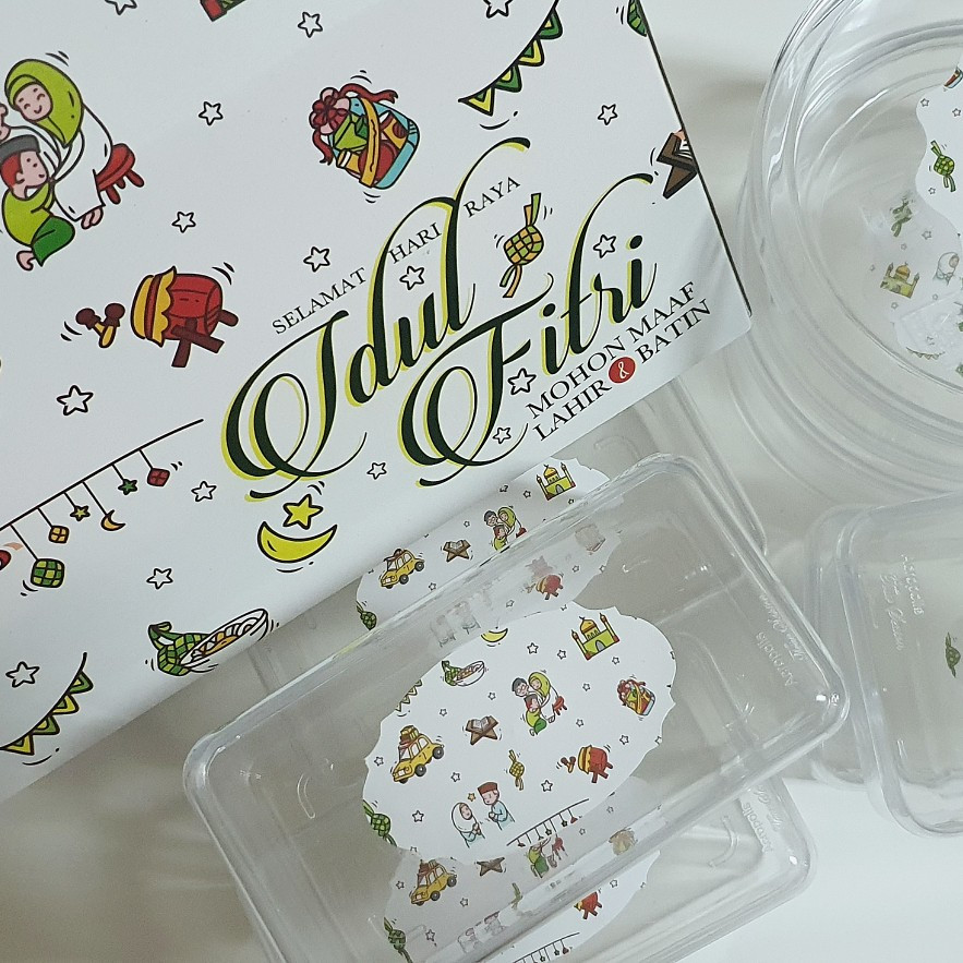 

5 Pcs Gable Box Packaging Nastar Hampers Idul Fitri Ukuran 30 x 15 x 14cm