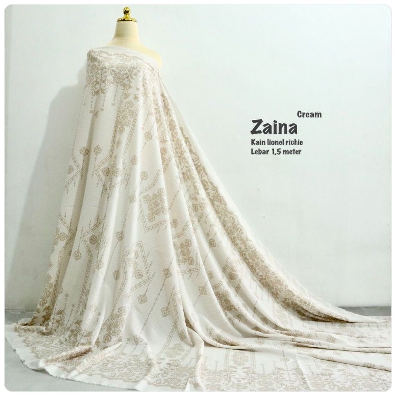 Kain Lionel Richie Motif ZAINA | Kain meteran | Kain seragam | textile | kain eceran | kain Lionel R