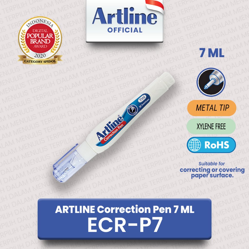 

(LIVE) ARTLINE Penghapus Correction Pen Eraser ECR-P7 2