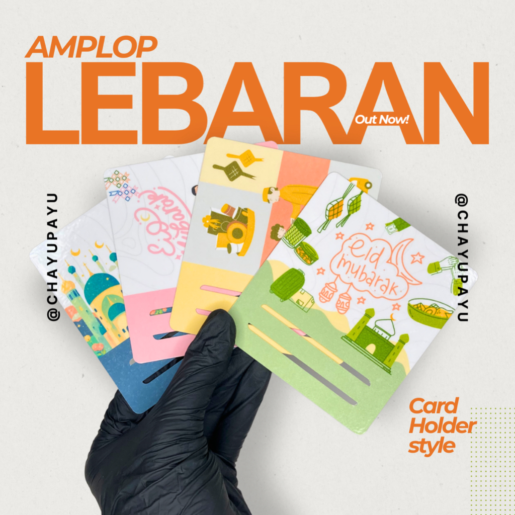 

Amplop Lebaran Idul FItri Card Holder 10x9cm
