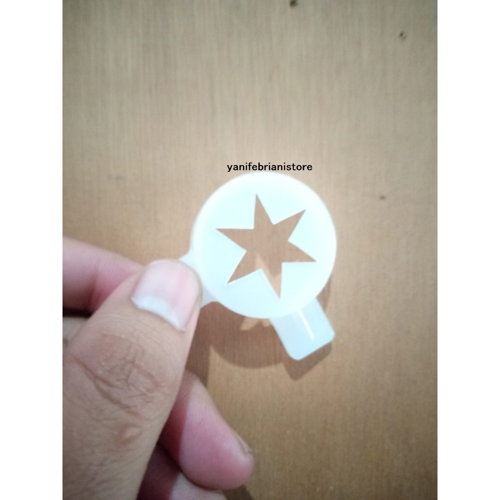 Cetakan Es Cream Silicone Bintang BPA Free