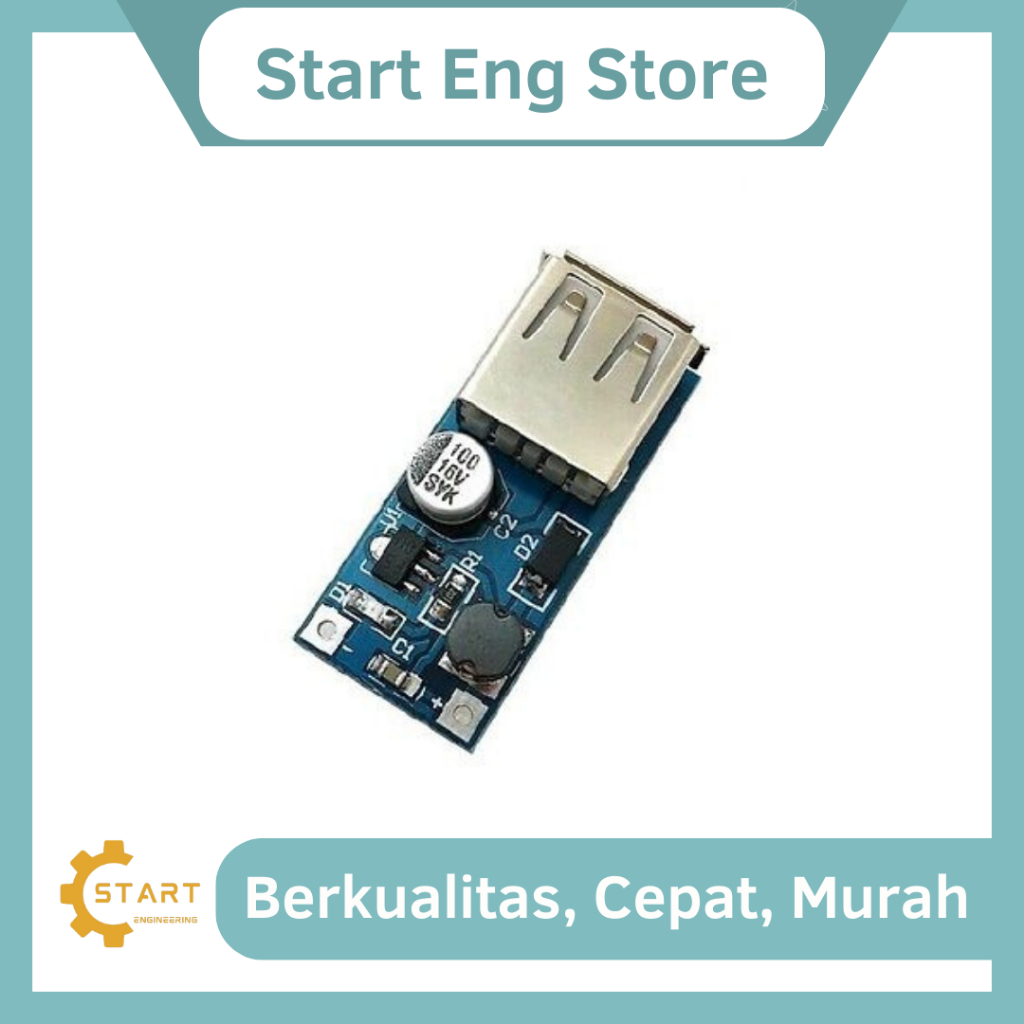 PFM Control DC-DC Step-Up USB Power Supply 0.9V-5V to 5V Module