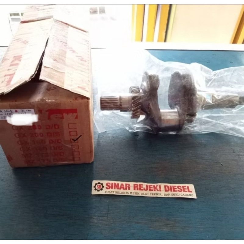 Crankshaft As Kruk As Kro Mesin GX160 GX200 Putaran Lambat