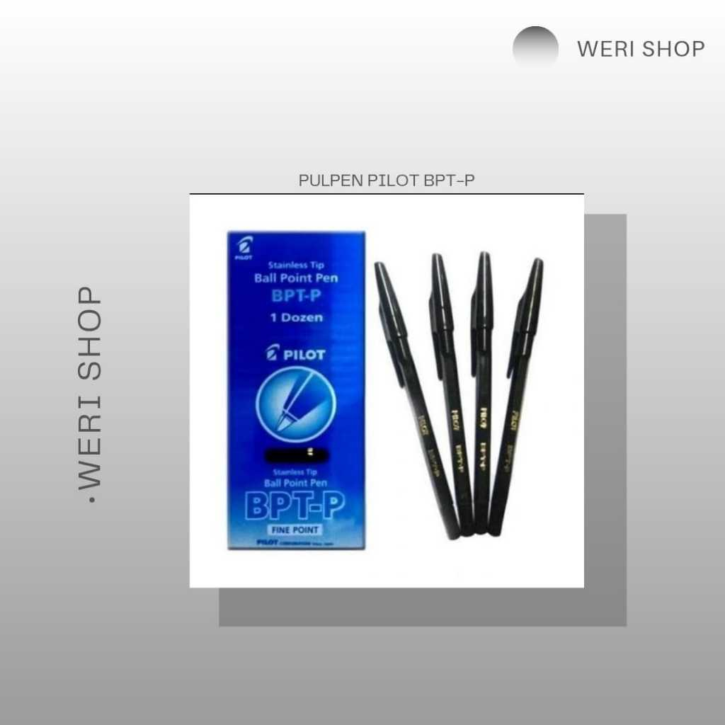 

PULPEN PILOT BPT-P BERKUALITAS (1 PAK ISI 12 PCS)