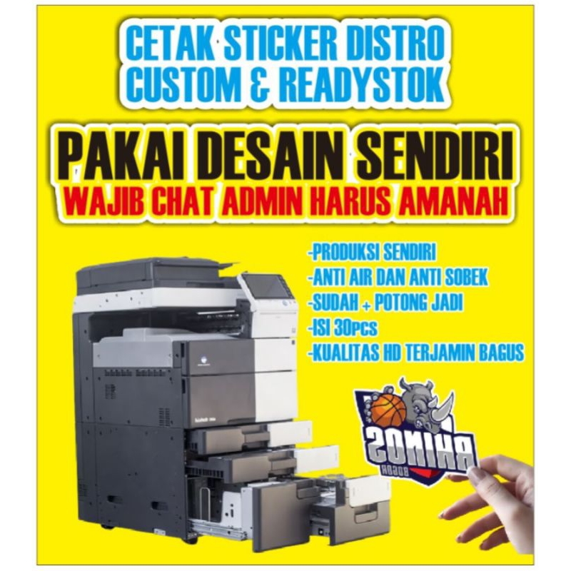 

TERSEDIA ANEKA PRODUK STIKER DARI BERBAGAI VARIAN DAN MODEL TERLENGKAP, MULAI STIKER KARTUN, SHOLAWATAN, BRAND, DISTRO, BAND METAL, DAN BISA CUSTOM PAKAI DESAIN SENDIRI LHO KAK :)