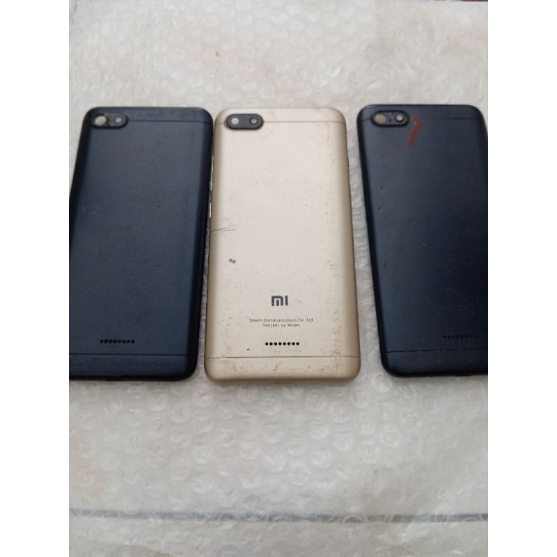 BACKDOOR/TUTUP BELAKANG REDMI 6A ORIGINAL COPOTAN