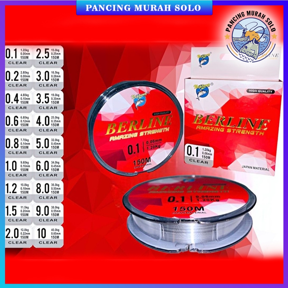Senar Pancing Neptuna Berline 100% Lembut Dan Kuat