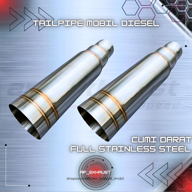 Tailpipe diesel Innova Pajero Fortuner