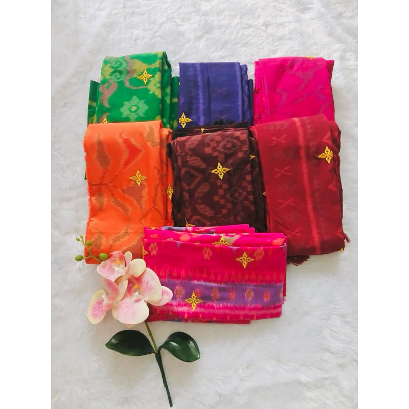 set kamen endek/ kamen endek set selendang/kamen endek lembaran