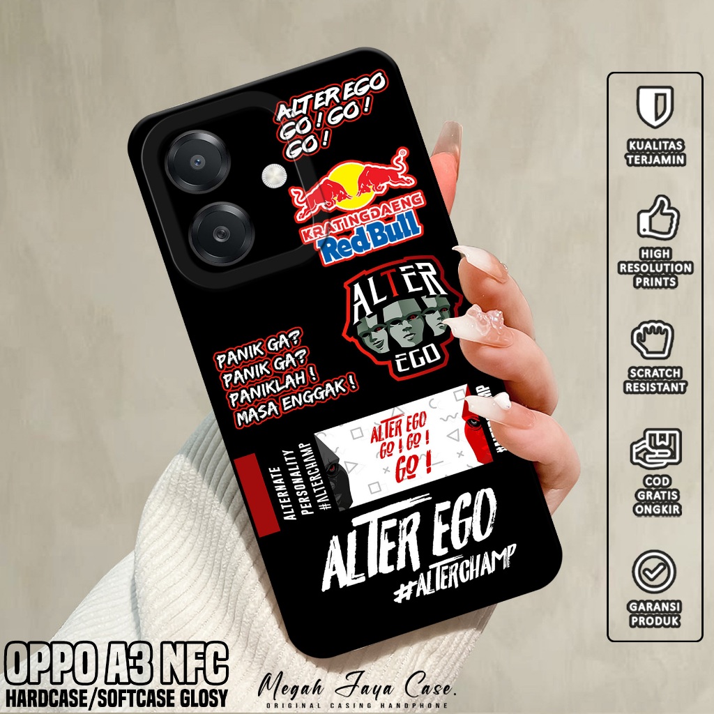 Case Hp OPPO A3 NFC - Casing OPPO A3 NFC Motif ESPRT - Silikon OPPO A3 NFC - Softcase Hp OPPO A3 NFC