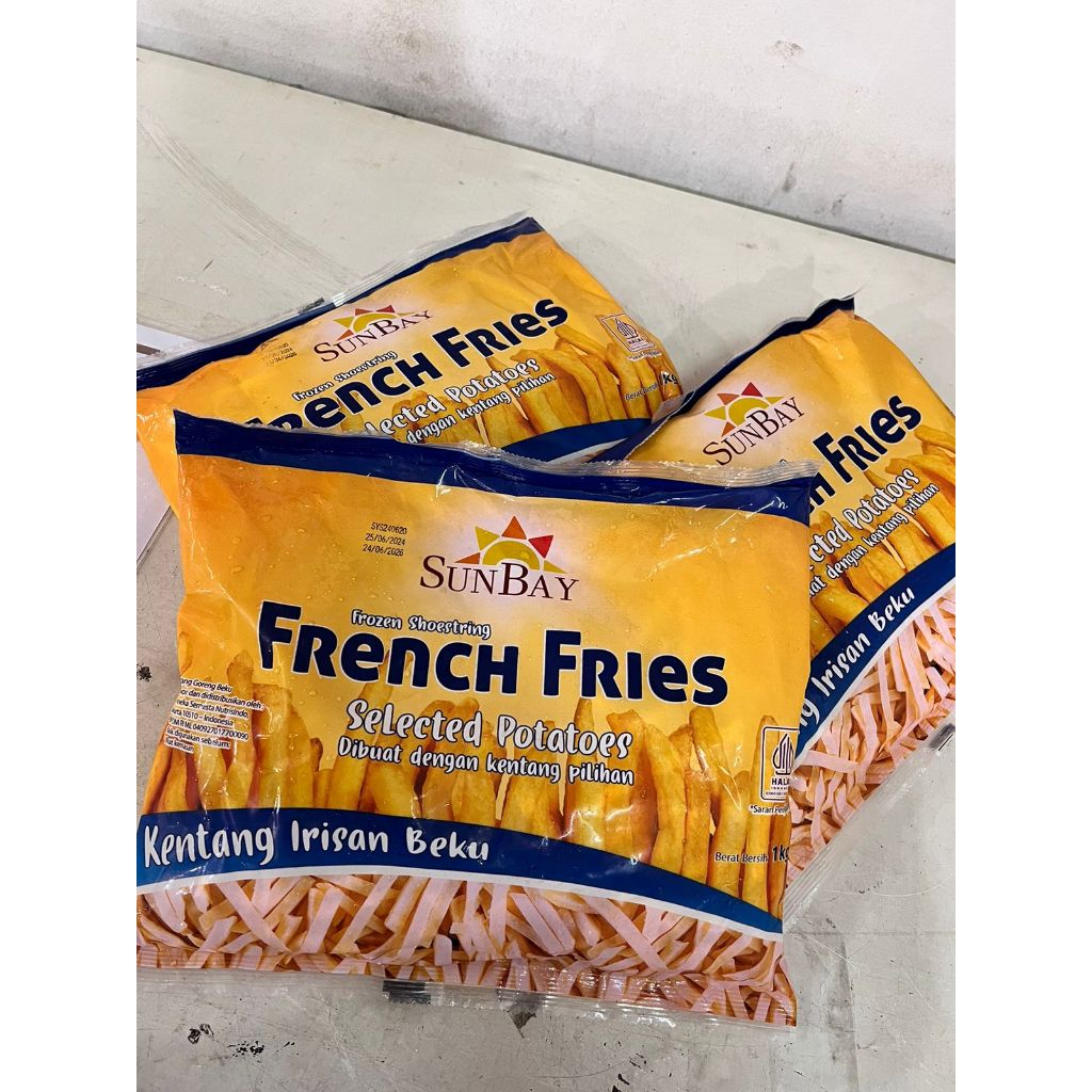 

STOK TERBARU Kentang Shoestring Sunbay 1kg FRESH EXP PANJANG