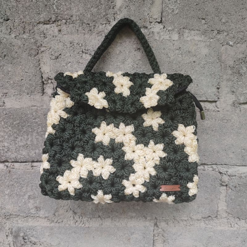 Special Order Crochet Handbag Jasmine by Lonaku / Tas Rajut Jasmine Lonaku / Tas Rajut pesta cantik 