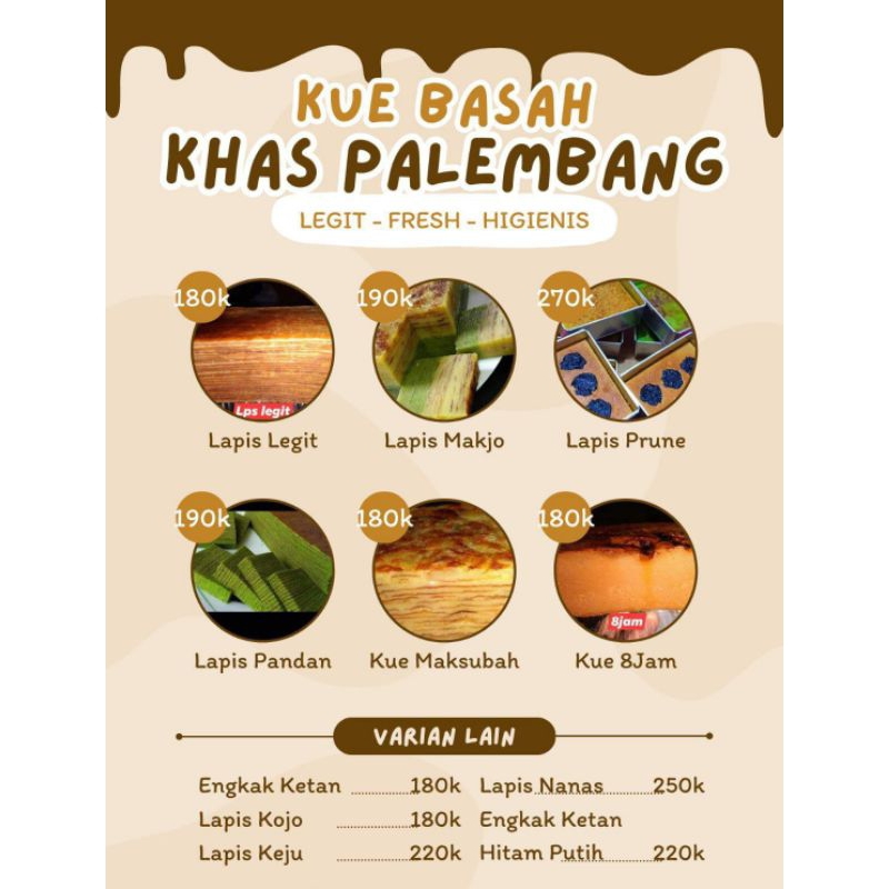 

aneka kue basah khas Palembang