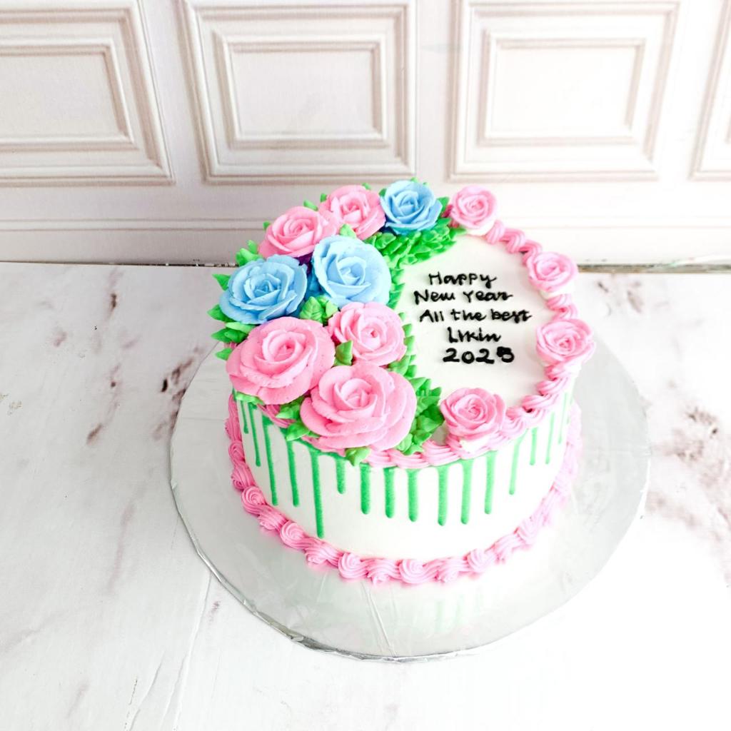 

Kue Ulang tahun/Birthday cake/kue ultah tema flower/kue bunga/kue flower